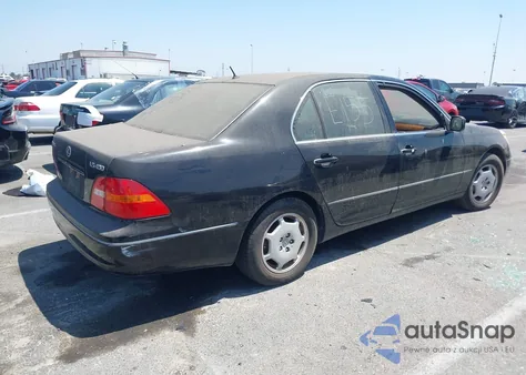 2002 Lexus Ls 430 from USA, damaged, VIN JTHBN30F720085145